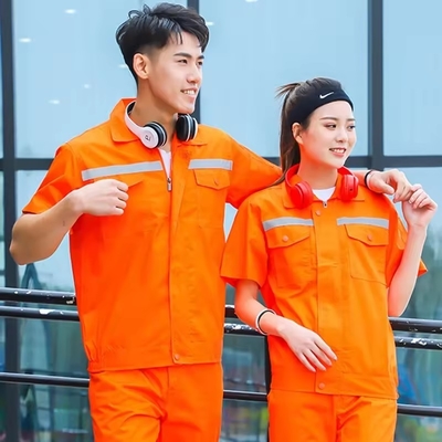 Factory New Fashion Durable Comfortable Windproof Work Clothes Orange Mens Work Clothes