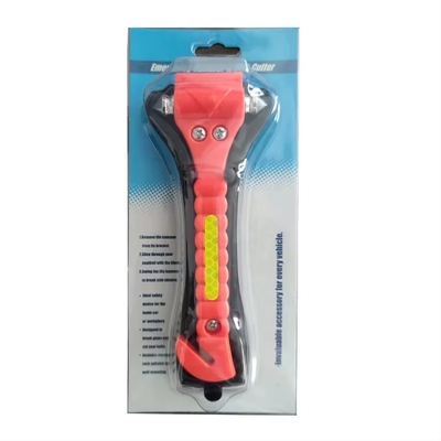 Glass Breaker Car Safety Hammer Emergency Seat Belt Cutter With Reflector