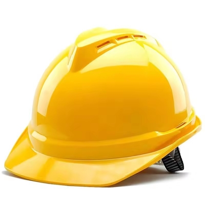 Safety Helmet V Shaped Breathable ABS Anti Smashing Breathable Construction Site Thickening Wholesale Customizable