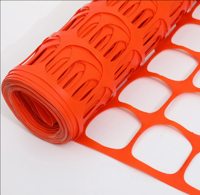 Orange 45mm Warning Barrier Heavy Duty Plastic Safety Mesh Fence