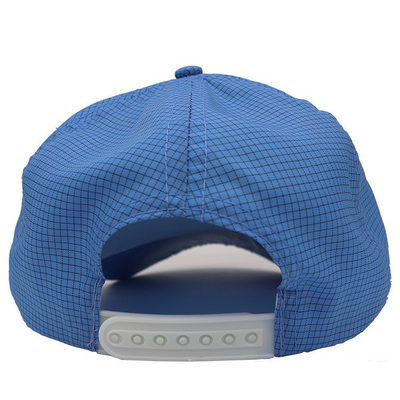 Antistatic Cleanroom Polyester Workshop Cap ESD Work Snapback Cap with Adjustable Buckle